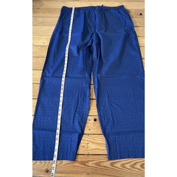 NWT Club Room Patterned Pajama Pants Size XXL Women’s Blue MSRP $30 - Picture 7 of 10